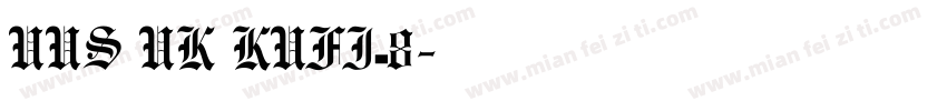 UUS UK KUFI_8字体转换